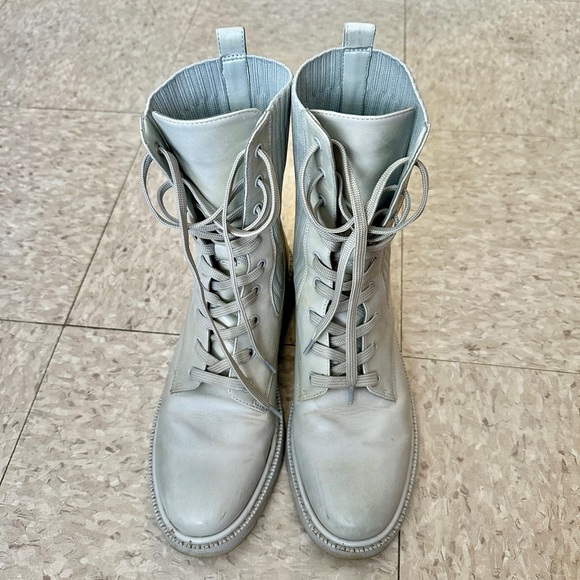 Sam Edelman Lydell Mixed Media Combat Boot - Picture 1 of 8